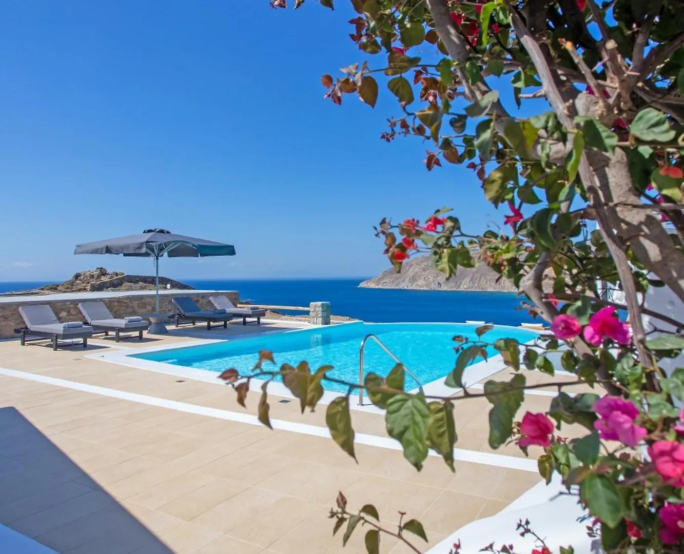 Villa South Star Private Pool Kalo Livadi Grèce