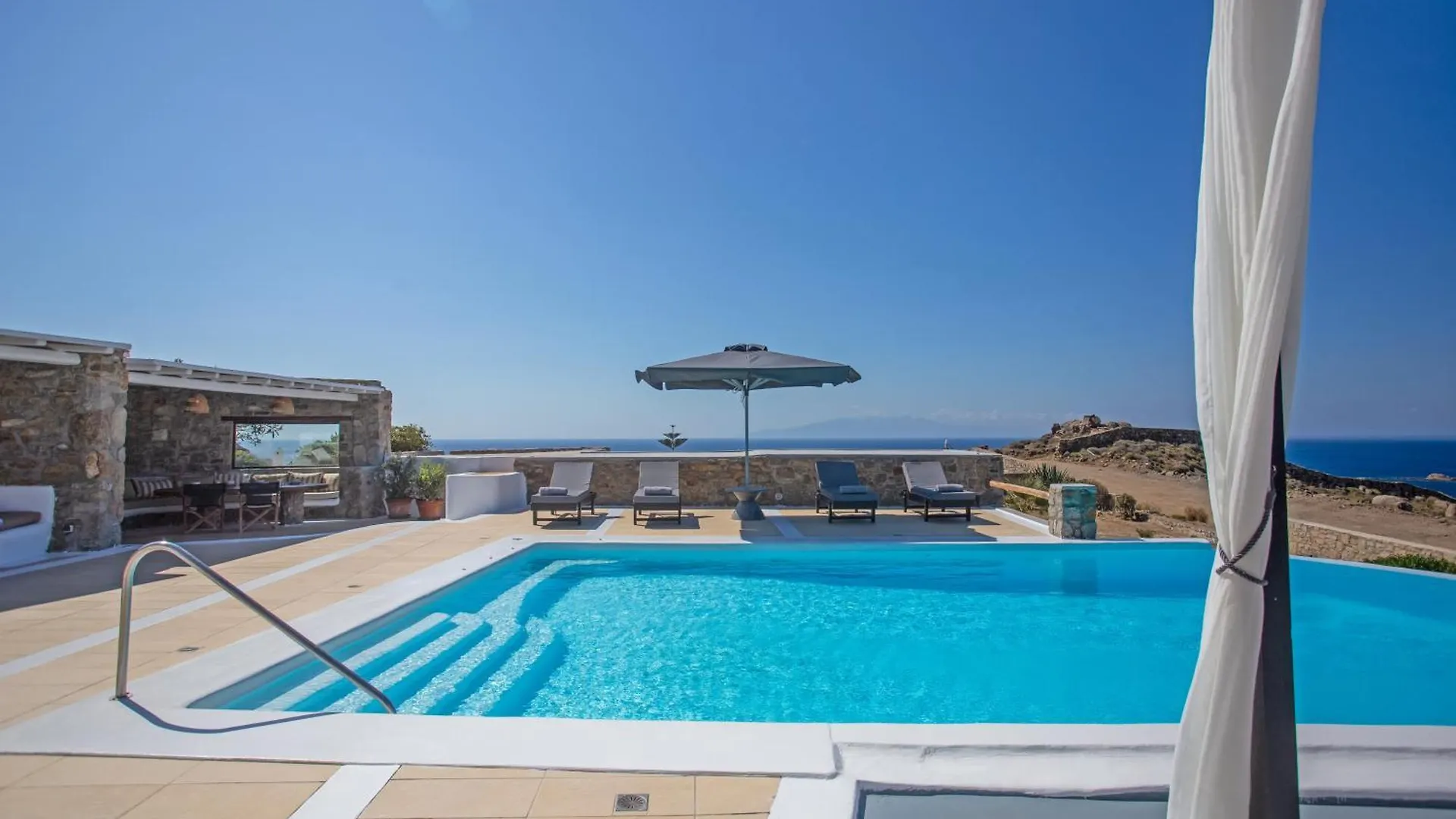Villa South Star Private Pool Kalo Livadi Grèce