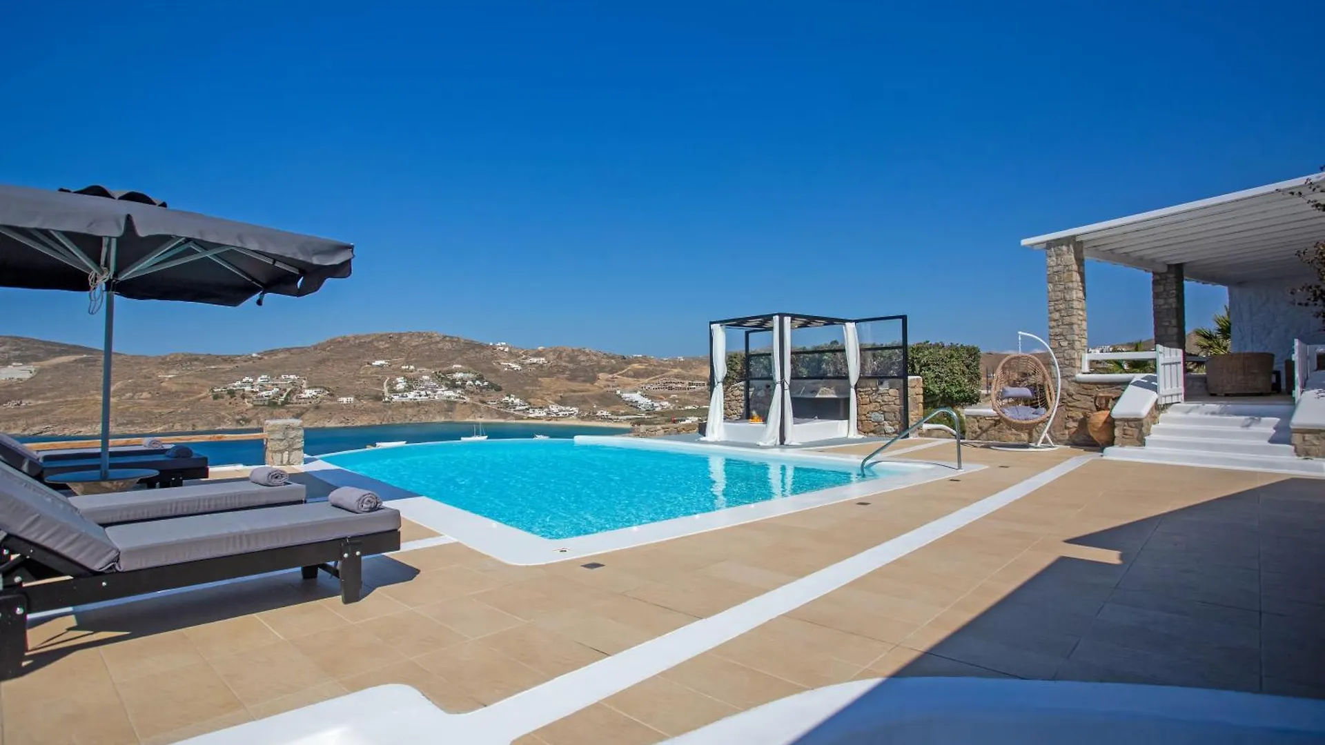 Villa South Star Private Pool Kalo Livadi Grèce