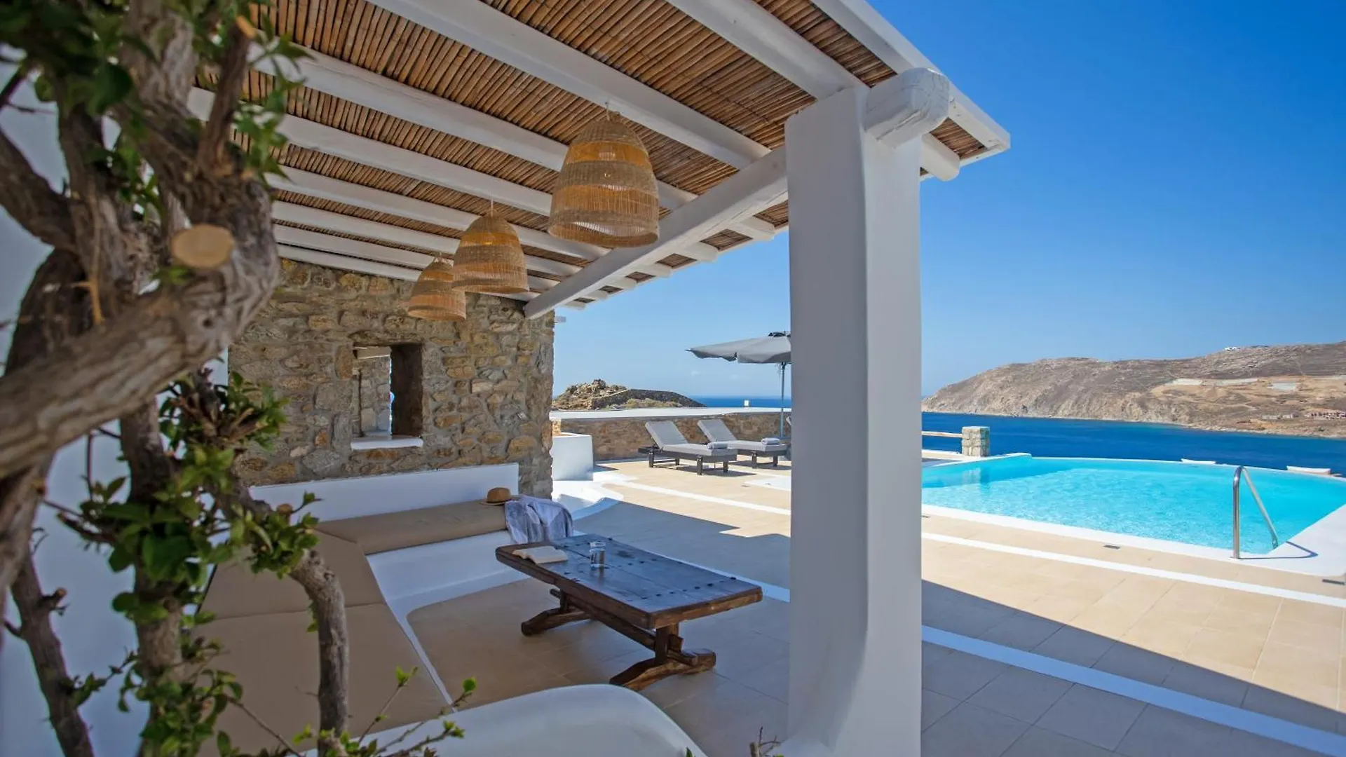 Villa South Star Private Pool Kalo Livadi Grèce